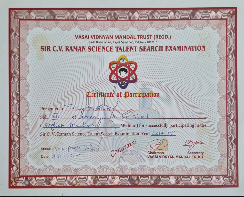 C.V. Raman Award